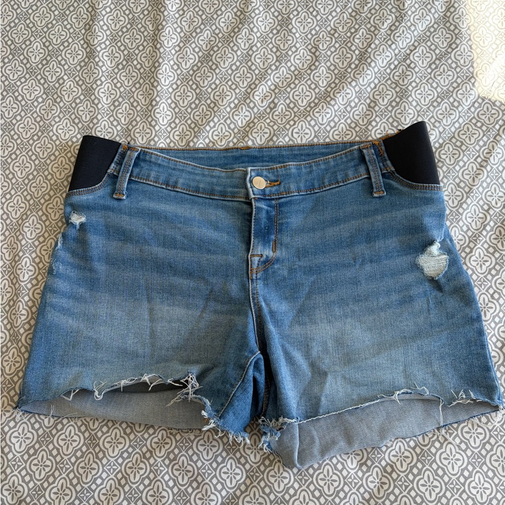 Denim Maternity Women's Shorts